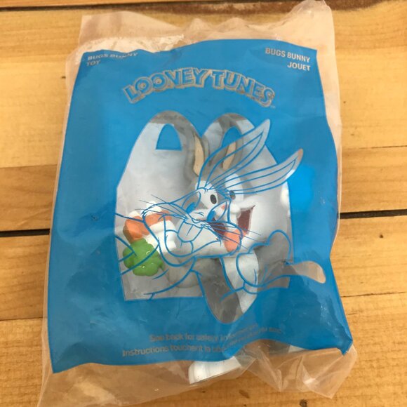 Looney Tunes Set of 4 Plastic Action Figures McDonald's Toy Bugs Tweety Wile '20 - Picture 4 of 6